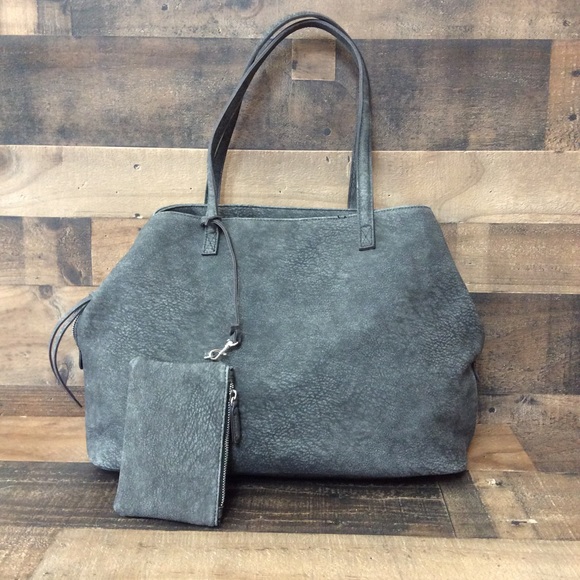 Free People Handbags - Free People vegan leather large tote bag